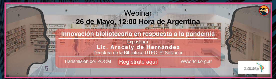 Webinar: 'Innovación bibliotecaria en respuesta a la pandemia'